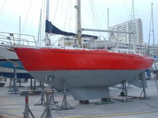 Sloop vermillon
